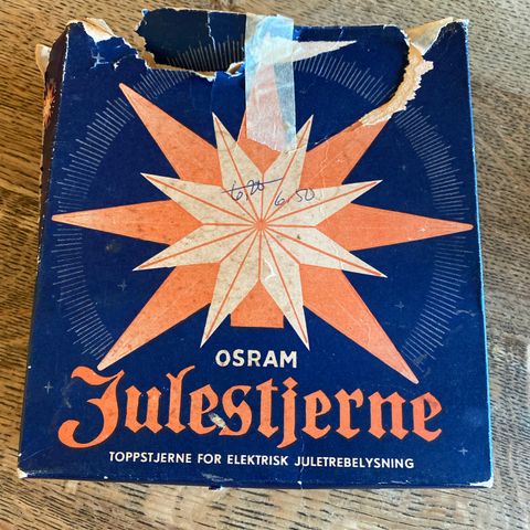 Osram julestjerne til juletre