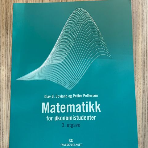 økad lærebok matematikk for økonomistudenter