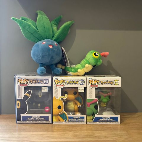 Pokemon Funko pop figurer og bamser