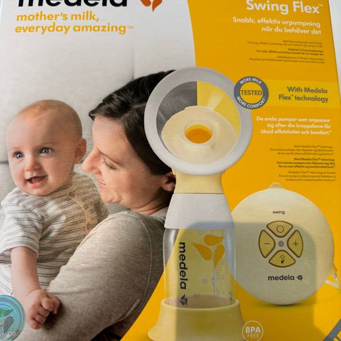 Medela swing flex brystpumpe