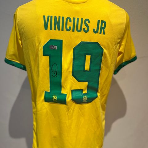 Signert Vini Jr drakt / brasil