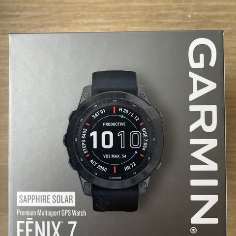 Garmin fenix 7 sapphire solar