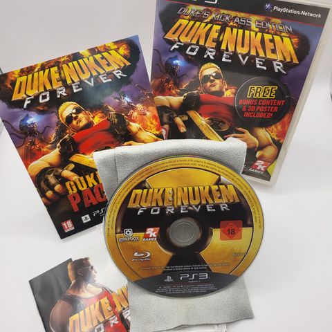 PS3 - Duke Nukem Forever: Dukes KICK ASS version - CIB & NÆR MINT!