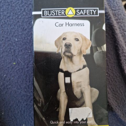 Bil sele til hund fra Buster safety str XS