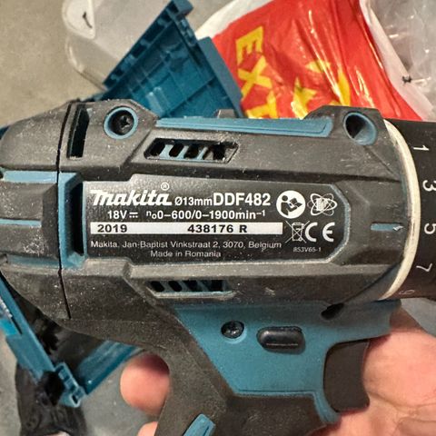 Makita drill byttes mot milwaukee vinkelsliper