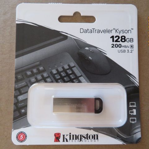 Kingston 128GB minnepinne USB 3.2