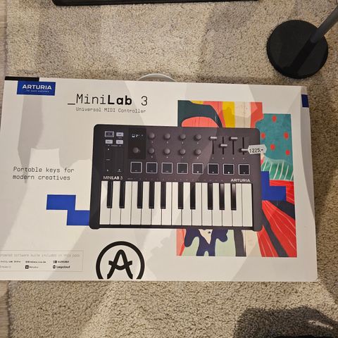 Arturia MiniLab 3 - Ubrukt