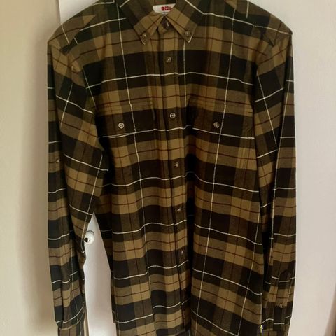 Fjällräven Singi heay flannel, grønn medium størrelse