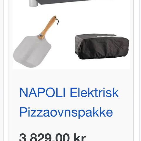 Napoli pizza ovn elektrisk / pizza er ferdig 2 min