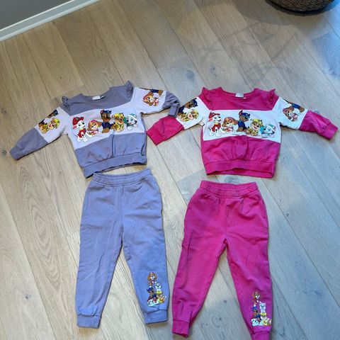 Paw Patrol bukse og genser str. 92 (jente)