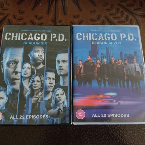 Chicago PD Sesong 6 og 7 Dvd Box Set Selges Samlet