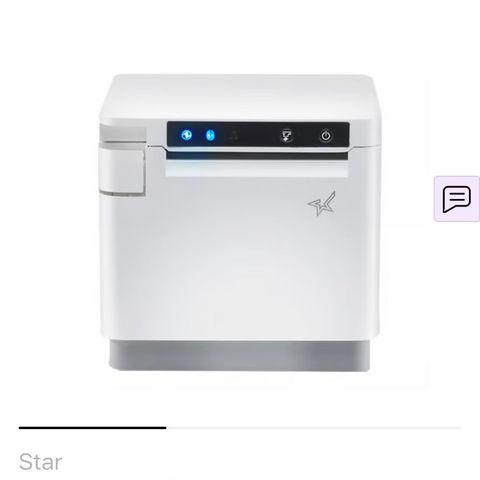 Star  mC-Print3 USB/IOS/Eth Sax Svart Inkl Strømadapter