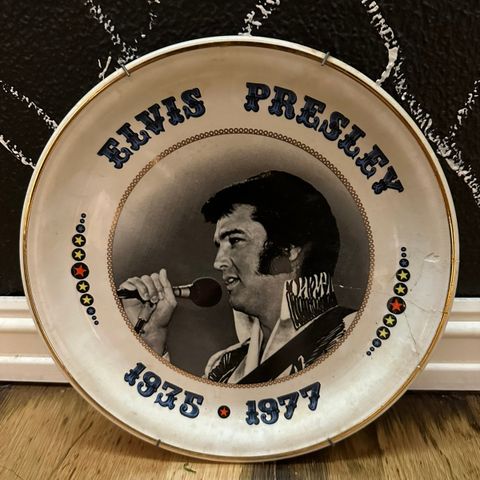 Elvis presley tallerken