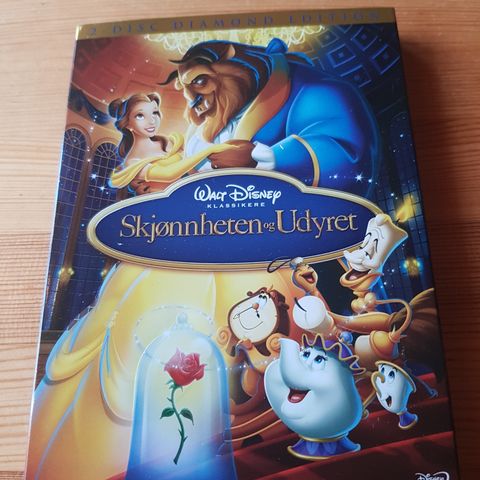 Disney Skjønnheten og Udyret 2 disk Ny