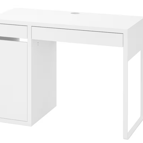 MICKE desk hvit, 105x50 cm