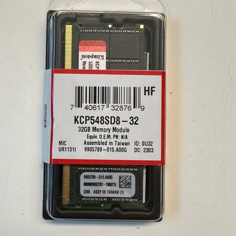 Kingston DDR5 4800MHz 32GB SO-DIMM Ram