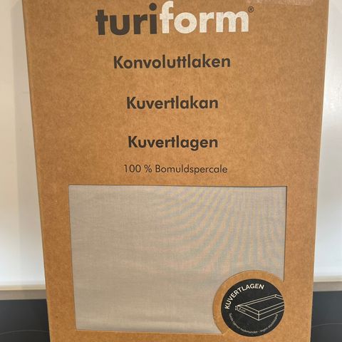 Turiform Percale konvoluttlaken 180x200