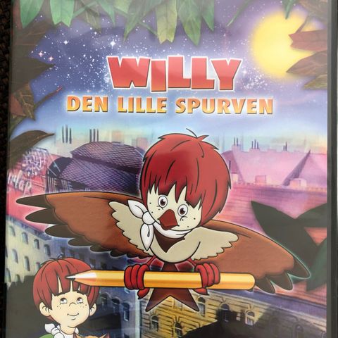 *NY* I Plast (DVD) Willy Den Lille Spurven (1989) Norsk tale