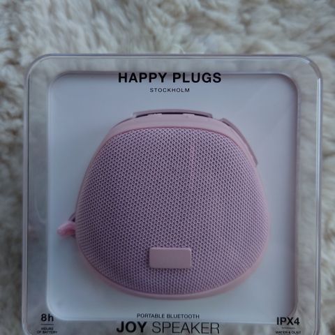 Happy plugs bærbar Bluetooth høyttaler.