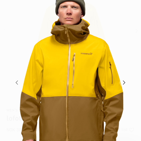 Helt NY Norrøna Lofoten Gore tex jakke