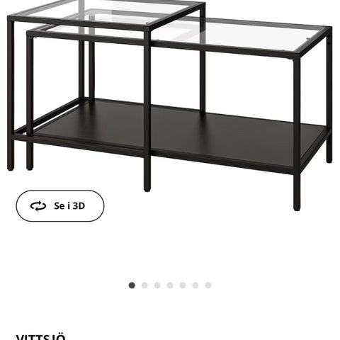 Vittsjö salongbord fra IKEA