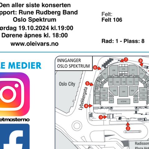 2 billetter til Ole Ivars med KORK – Den aller siste konserten 19/10