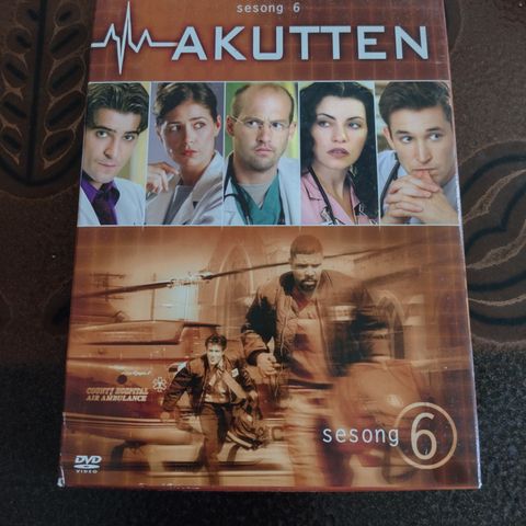 Akutten Sesong 6 Dvd Box Set Selges