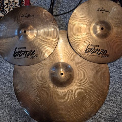 Zildjian Scimitar Bronze 14" HiHat og 20" Ride