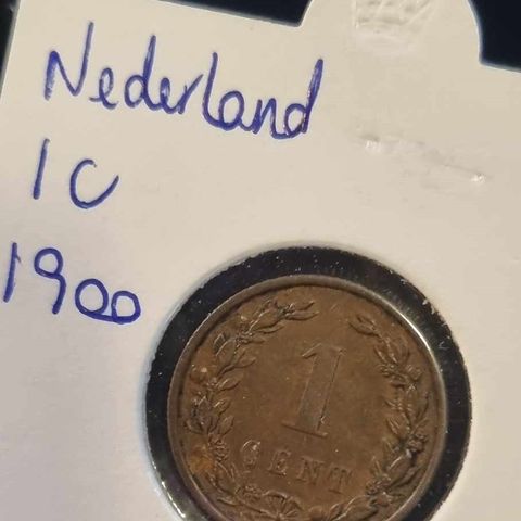 1 cent 1900 Nederland