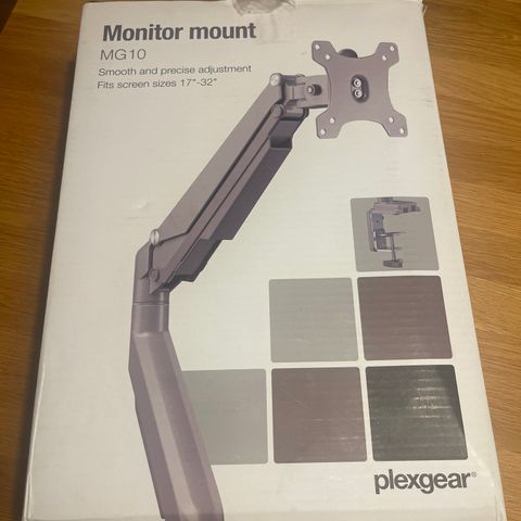 Monitor Mount / Plexgear hydraulisk skjermstativ