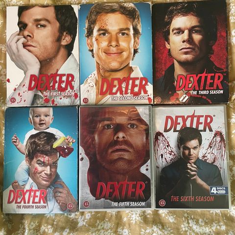 Dexter DVD sesong 1-6