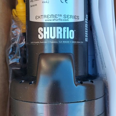 Shurflo 12volt vannpumpe