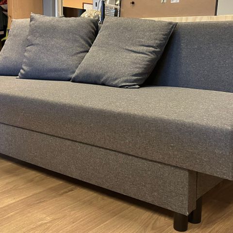 Sovesofa, 3-seter, 130cm sovebredde utslått,