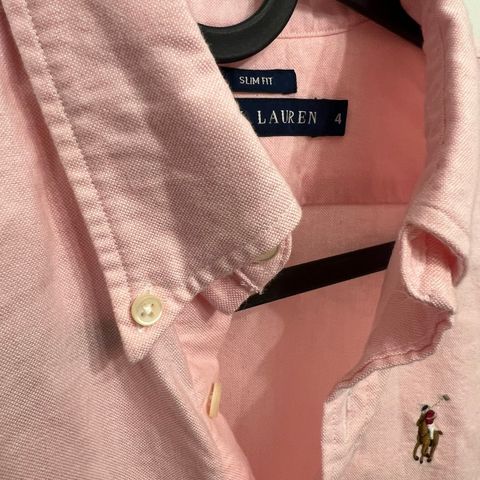 Rosa skjorte fra Ralph Lauren