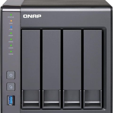 Qnap NAS TS-451+ 8 slots (4+4) totalt 28TB lagring