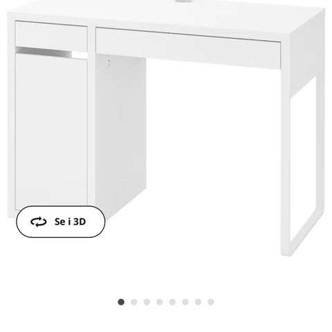 Micke skrivebord fra IKEA selges