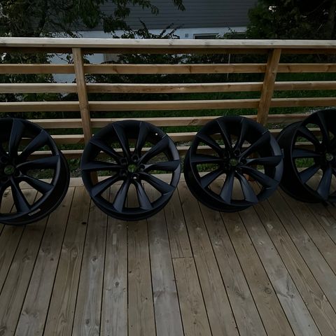 Tesla  X.      22X10 22X9.0 skadefritt