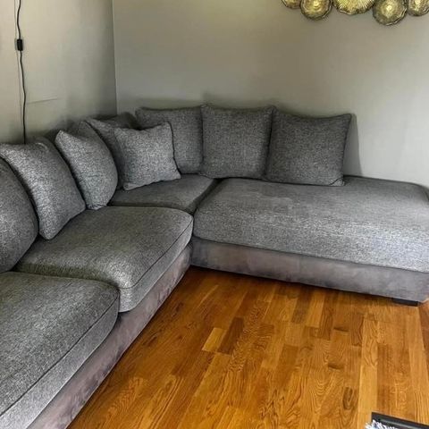 Grå Boston sofa