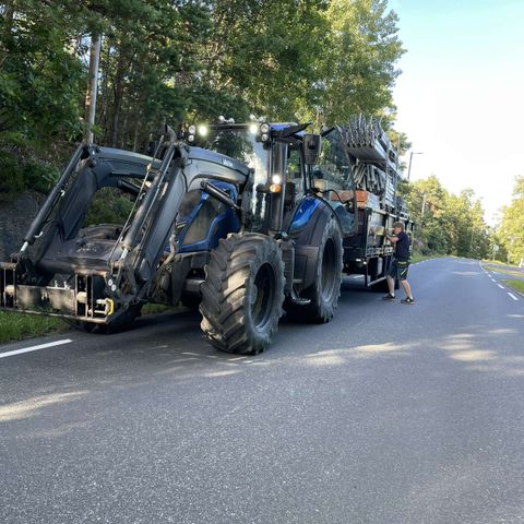 Leiekjøring med traktor utføres