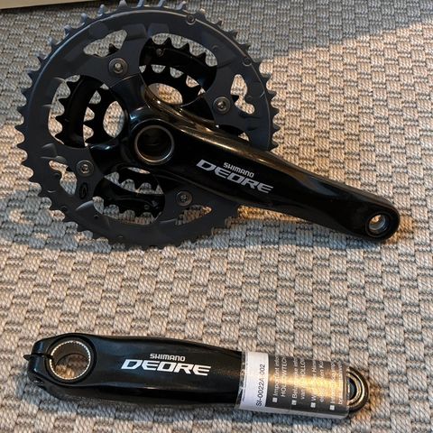 Helt nytt Shimano Deore 3x kranksett