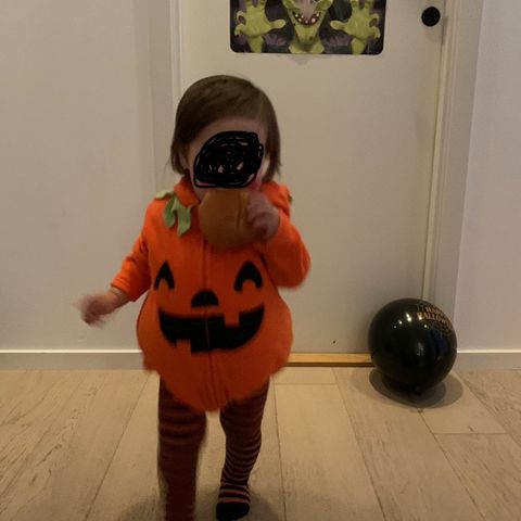 Gresskarkostyme til Halloween