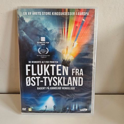 Flukten fra Øst-Tyskland - Ny, Uåpnet DVD - Selges for 100 kr!