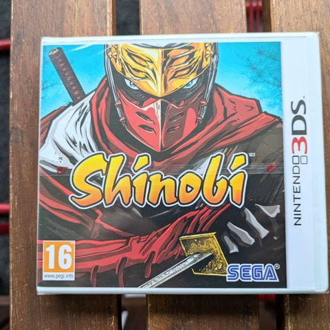 Nintendo 3 DS spill - Shinobi (forseglet / ikke åpnet/ helt nytt)