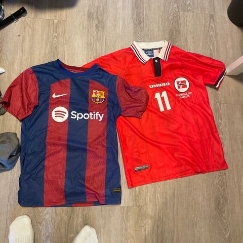 Norge 1998 drakt og barcelona drakt