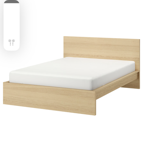 Malm seng fra IKEA