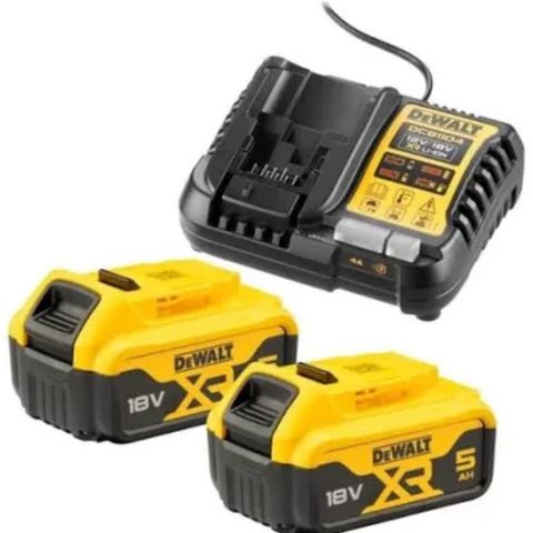 Helt ny Dewalt batterier og lader