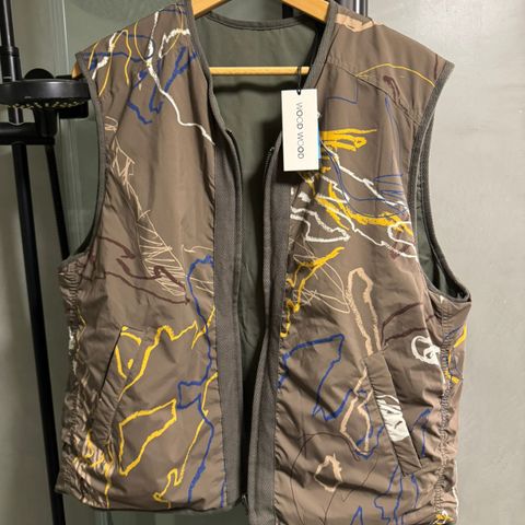 Wood wood vest reversible - ubrukt!