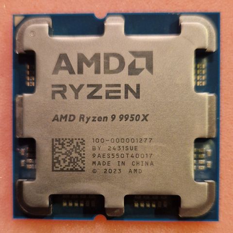 AMD Ryzen 9 9950X Tray CPU