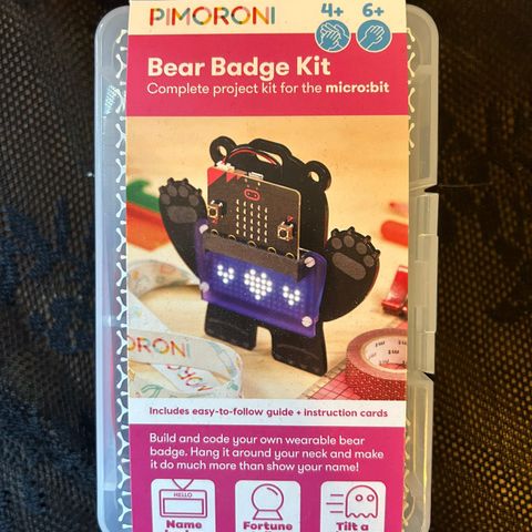 Pimoroni Bear Badge Kit