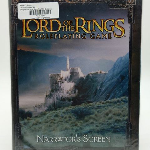 The Lord of the rIngs Roleplaying Game - Narrator's screen